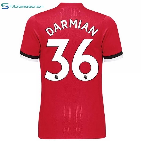 Camiseta Manchester United 1ª Darmian 2017/18